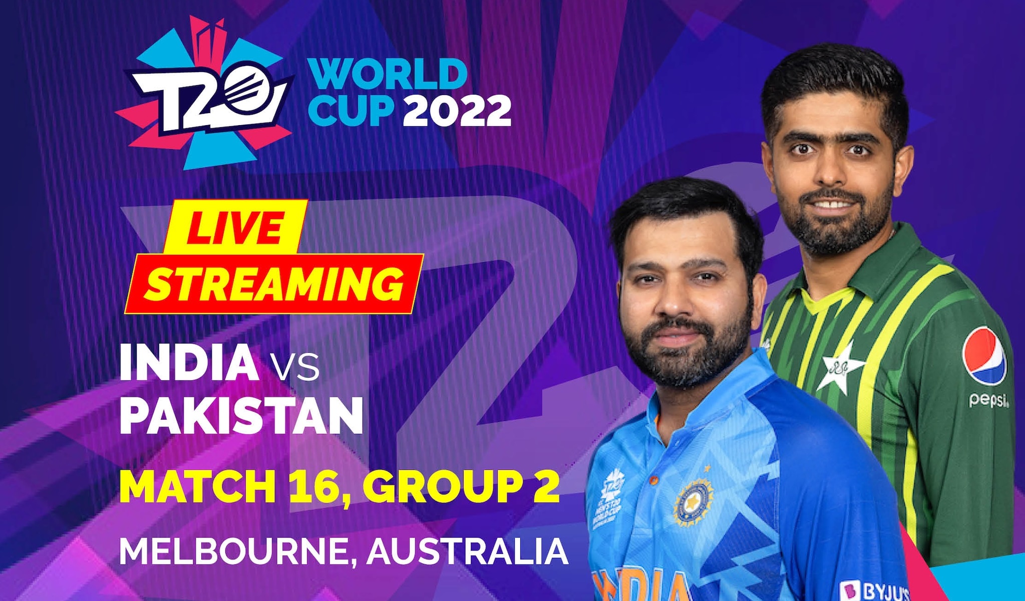 Pakistan vs India live streaming link