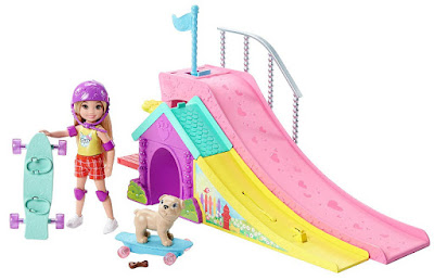 BARBIE Club Chelsea - Chelsea y su Parque de Patinaje | 2018 | Mattel FBM99 | COMPRAR JUGUETE - TOYS contenido detalle