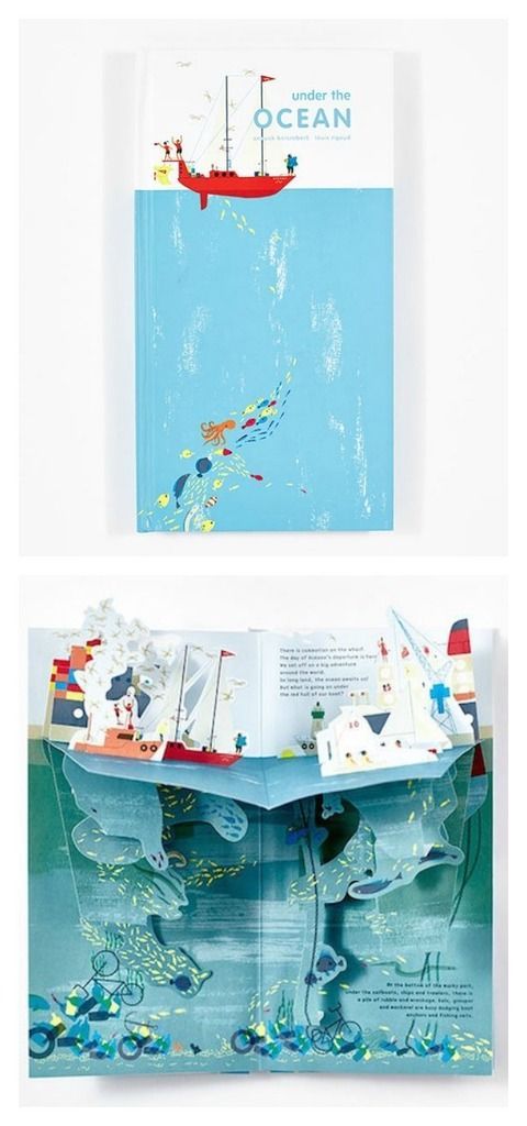 Under the Ocean Pop Up Book Design