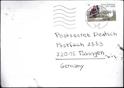 PostSecret auf Deutsch, Postfach 2553, 72015 Tübingen, Germany