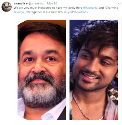 KV Anand Tweet About Surya37 Images