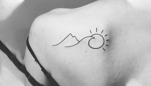 30 tatuagens de pôr do sol para sua próxima inspiração!