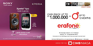 Sony Xperia Tipo Cashback Up To Rp 1 juta