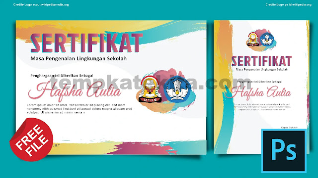 Download Sertifikat OSIS Kegiatan PLS Photoshop Dan Coreldraw