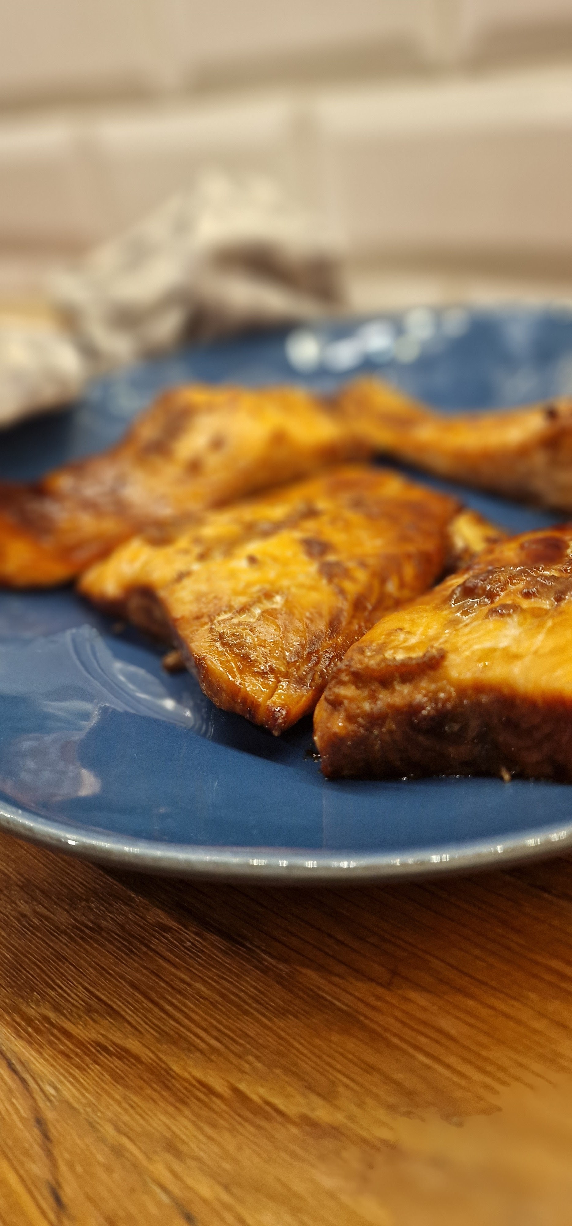 Salmão com Molho Teriaki Caseiro na Airfryer