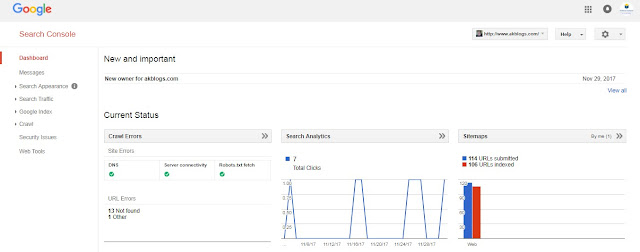 Submitting Blog Sitemap to Google Search Console