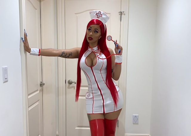 Watch Video As Cardi B Twerks To Davido's 'Fall' In A Private Jet