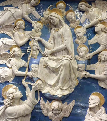 São Tomé recebe o cinto. Andrea della Robbia