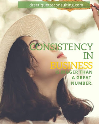 The power of consistency in business....