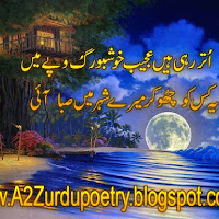 khushboo shayari-Auther rahi hian ajeeb khushboo