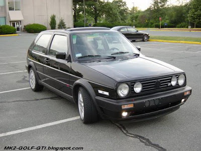 Black VW GOLF MK2 GTI