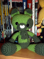 crochet st.patrick's day bear