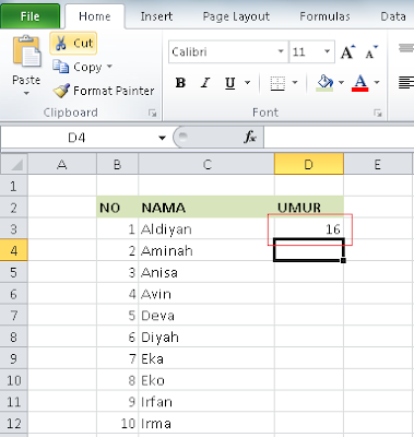 Cara Membuat Angka Acak/Random di Excel