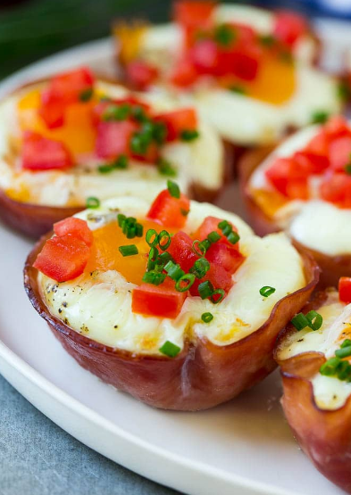 HAM AND EGG CUPS RECIPES