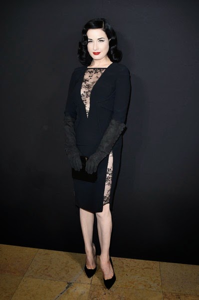 Dita Von Teese Front Row Elie Saab XwyCFoXGeACl