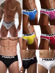 AD 8Pcs Breathable Jockstrap Underwear Man Brief Fashion Cotton Slip Gay Sexy Men's Panties Briefs Men Underpants Tanga U Pouch US $22.37 540 sold4.7 Free Shipping Combined Delivery
