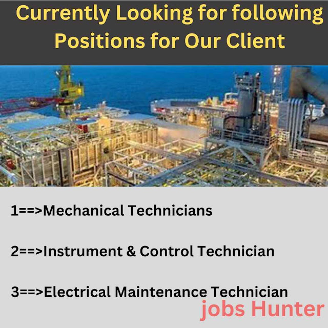 Currently Looking for following Positions for Our Client