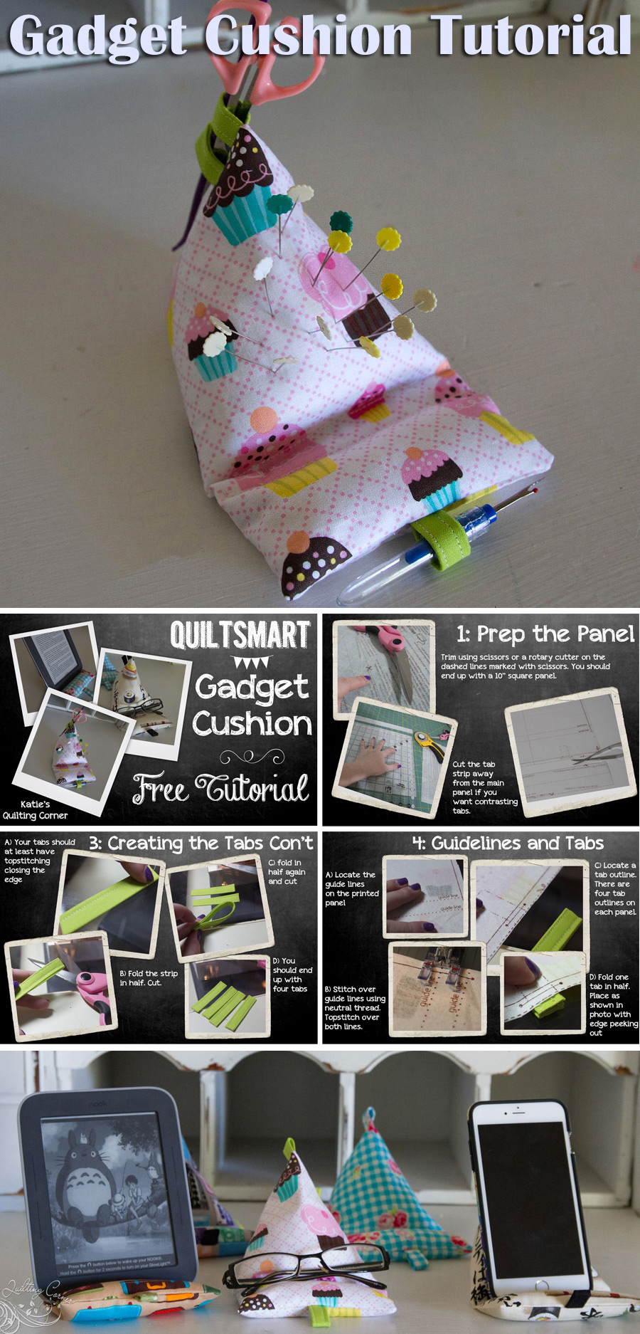 Gadget Cushion Tutorial