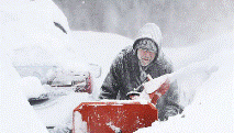 tempête de neige à Buffalo aux États-Unis