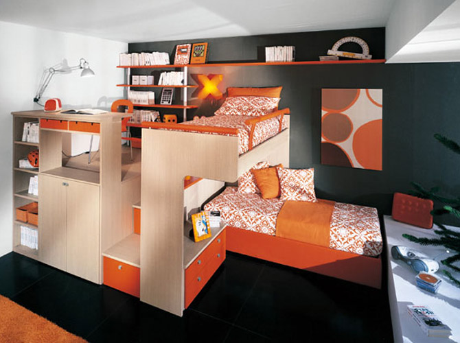 Teen Girl Loft Bed With Desk