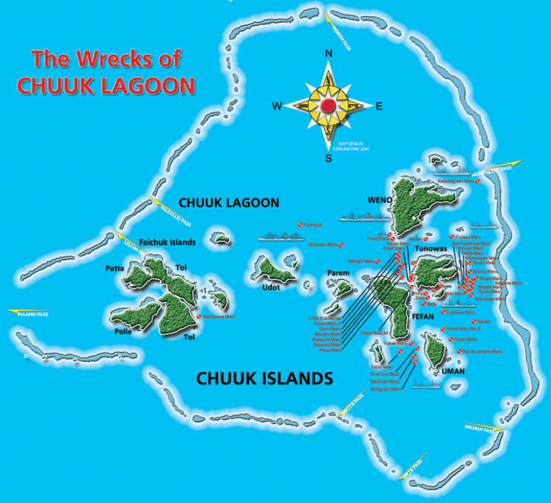 Warship Graveyard of Chuuk  Lagoon  Amusing Planet
