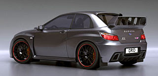 2007 Subaru Impreza WRX STI Concept Design by Lars Martensson 3