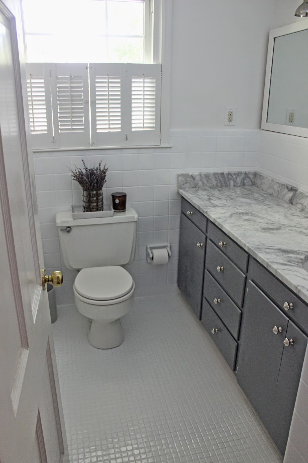 the long and short of it Budget  Bathroom  Makeover