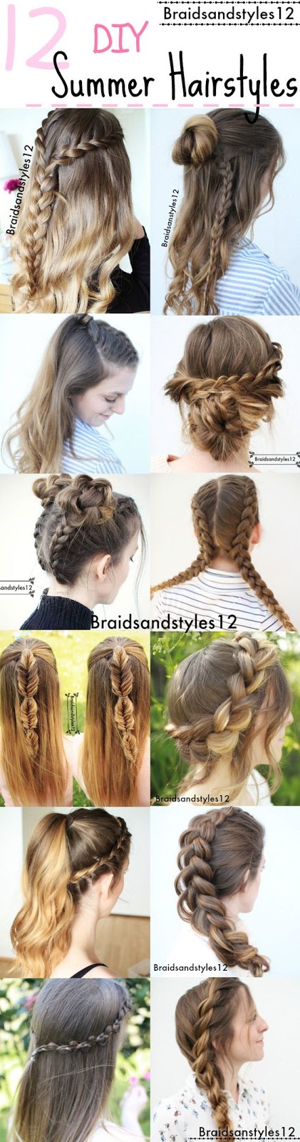 12 braid hairstyle ideas for this summer