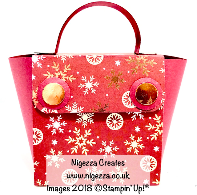 Resized Classic Gift Bag Using Joyous Noel DSP Nigezza Creates