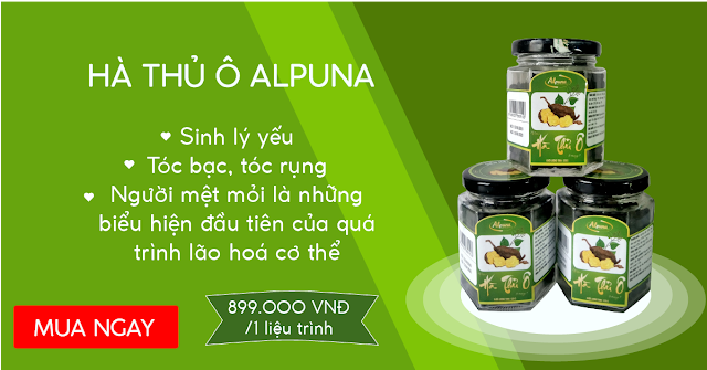 Hà Thủ Ô Alpuna - Hỗ Trợ Điều Trị Bạc Tóc, Rụng Tóc