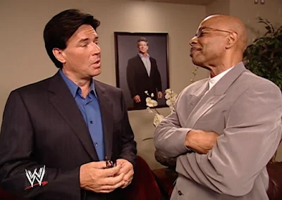 Summerslam 2004 - Eric Bischoff confronts Teddy Long