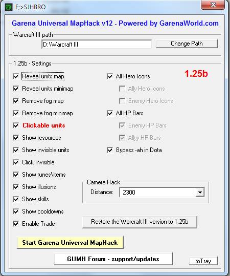 Garena universal maphack 1 24e v10