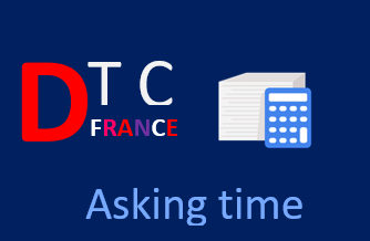 How do you ask the time in French?