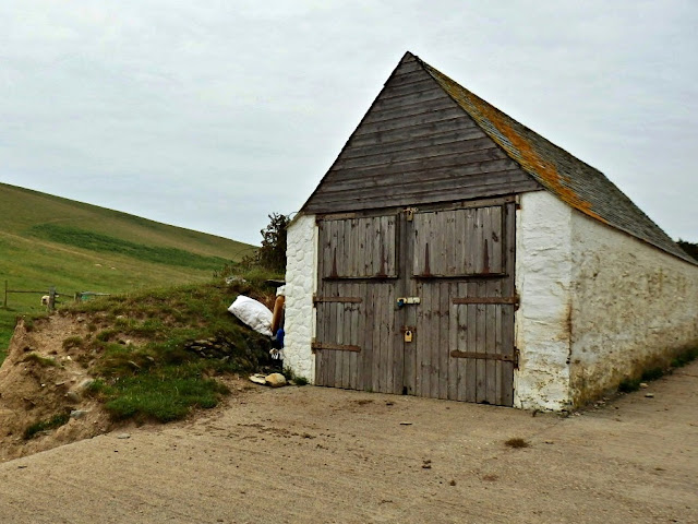 Boathouse by the sea, Cornwall