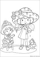 Coloring Strawberry Shortcake