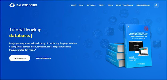 Website Indonesia Untuk Belajar Framework Laravel Terlengkap - adjie.id malasngoding