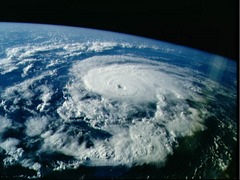 cyclone from space