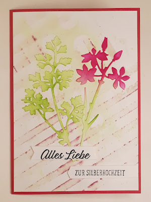 Blumenkarten zur Silberhochzeit Stampin' Up! www.eris-kreativwerkstatt.blogspot.de