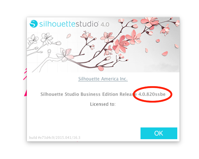 silhouette studio update, silhouetete studio upgrade, check version silhouette studio