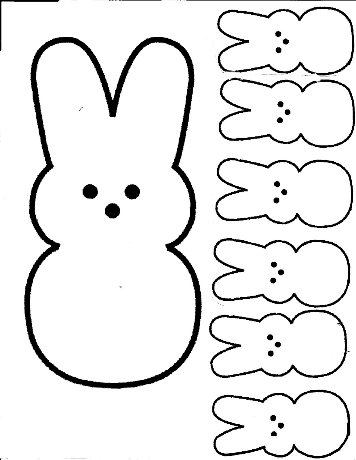 Download Nanny's Nonsense: Easter peeps printable