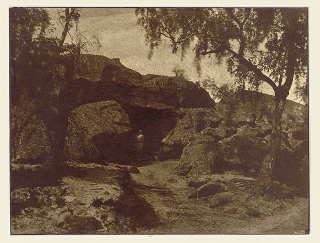 Roche qui pleure, Franchard, forêt de Fontainebleau.