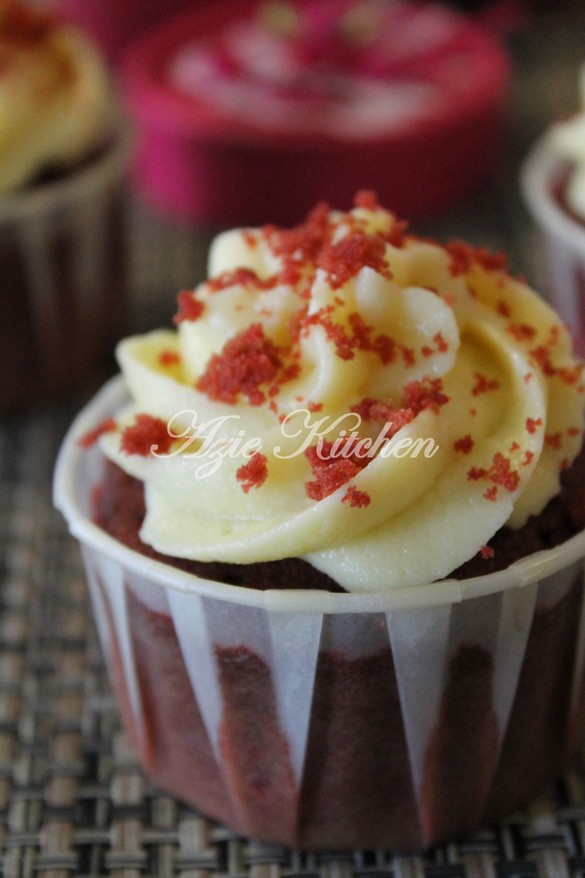 Resepi Red Velvet Cupcake Yang Mudah - Sragen A