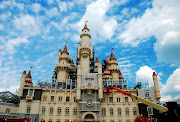 The world's first Far Far Away Castle, located in Universal Studios . (far far away castle)