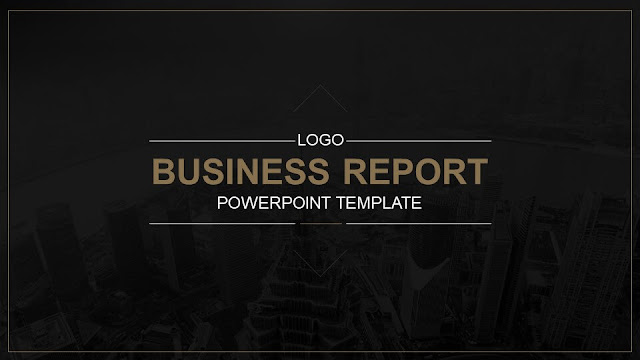 Free Download PPT Template Business Report