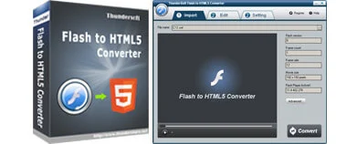 ThunderSoft Flash to HTML5 Converter