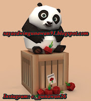 Papercraft Baby Po and Radish Crate (Kung Fu Panda 2)