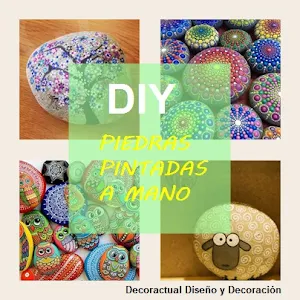 DIY piedras pintadas a mano