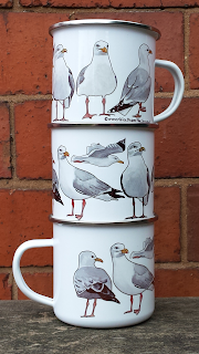 Seagull Enamel Mug by Alice Draws The Line