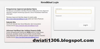 Cara Merubah Identitas Siswa Pada VervalPD 2019