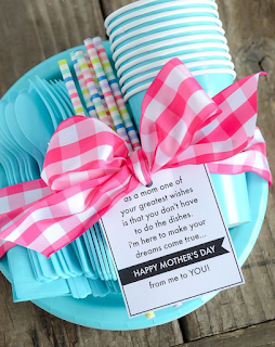 Mothers Day Paper Plate Gift